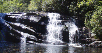 Middle Falls of Snowbird Creek
